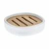 Andrea House Keramik-Seifenschale Wili Mit Akazienholz-Einsatz