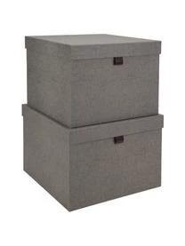 Bigso Box Of Sweden Aufbewahrungsboxen Tristan, 2er-Set