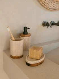 Andrea House Ovale Seifenschale Laura Mit Holz-Dekor 8 Andrea House Ovale Seifenschale Laura Mit Holz-Dekor – Bild 6