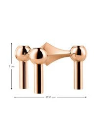 Kerzenhalter Stoff Nagel, 3-er Set 5 Kerzenhalter Stoff Nagel, 3-er Set – Bild 3